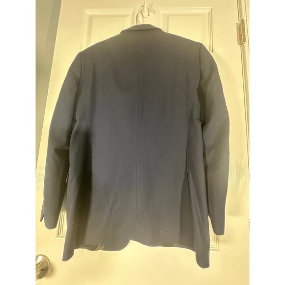 Zara Basic Man Slim Fit Navy Blazer - Size 38 - Picture 3 of 7